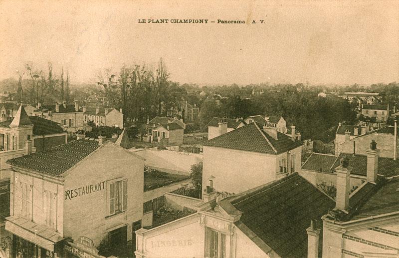 Le Plant-Champigny, panorama.