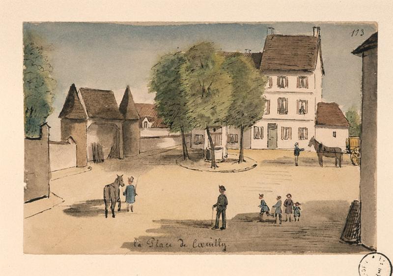 Place du village de Coeuilly.