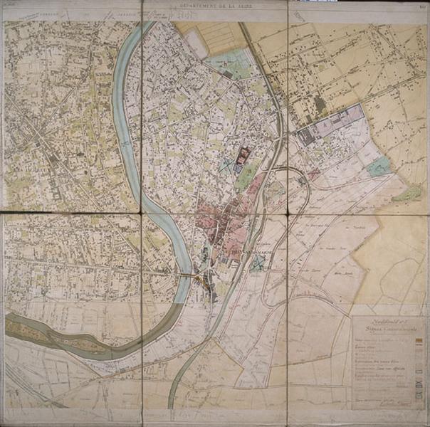 Projet d'aménagement, d'embellissement et d'extension de la commune. Avant-projet, plan d'aménagement, modificatif n° 1 ; vu et présenté le 10 aout 1937 ; vu pour être annexé au décret du 20 juillet 1939.