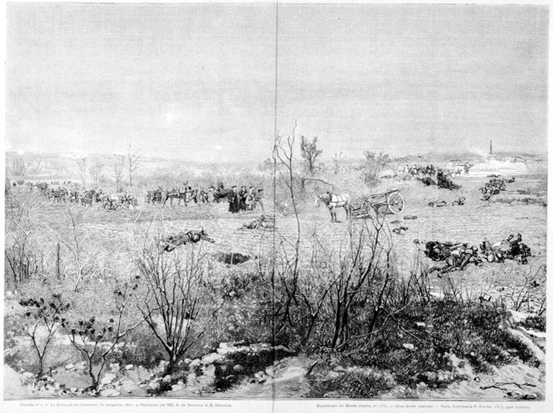 Vue de la pl. 1 de la bataille de Champigny