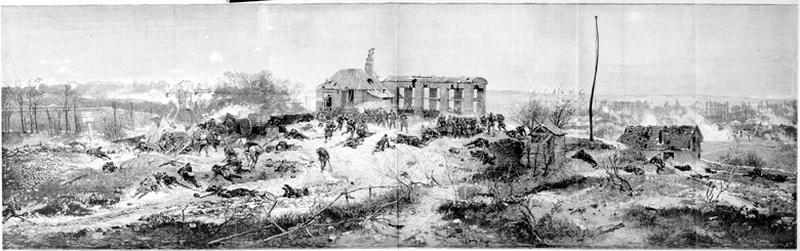 Vue de la pl. 3 de la bataille de Champigny