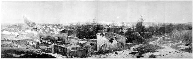 Vue de la pl. 4 de la bataille de Champigny