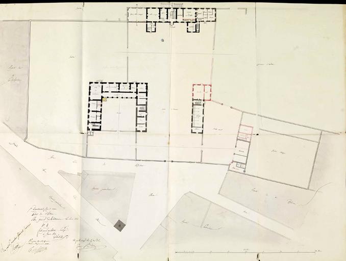 Plan général des bâtiments.