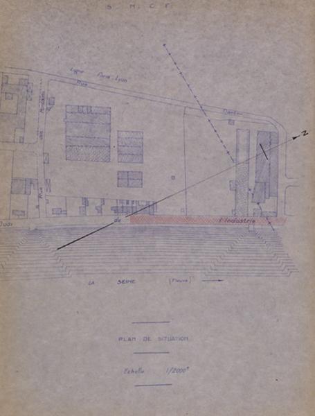 Projet d'aménagement du quai de l'industrie - ancien chemin de halage - en voie routière, le C.D. 25.