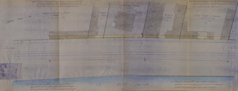 Projet d'aménagement du quai de l'industrie - ancien chemin de halage - en voie routière, le C.D. 25