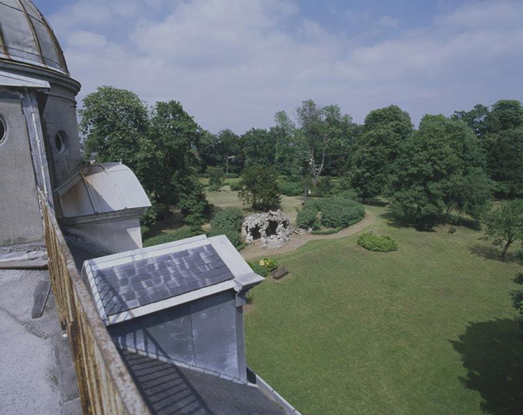 Le parc vu du toit-terrasse de l'observatoire Camille-Flammarion.