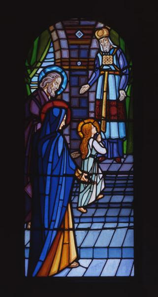 Vue d'ensemble de la baie 9 (nord-ouest) : Présentation de la Vierge au Temple