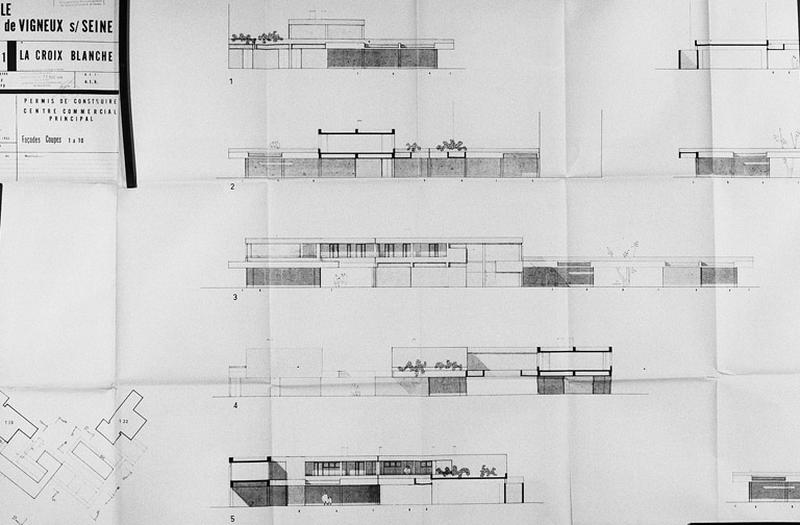 Façades et coupes.