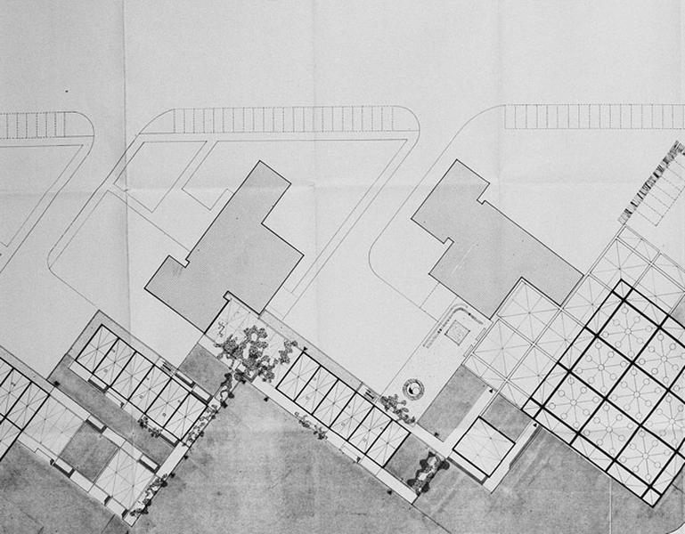 Plan-masse : partie centrale.