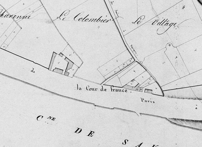 Cadastre napoléonien : section D, 1812.