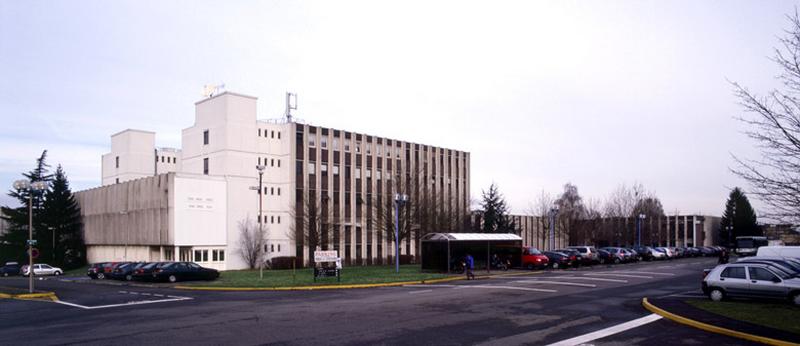 SFP (Société Française de Production), vue du bâtiment de post-production construit en 1973 pour l'ORTF.