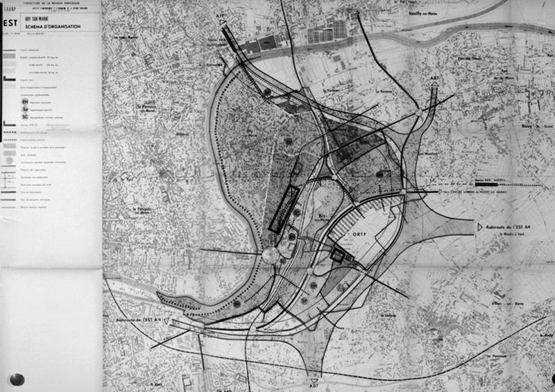 Schéma d'organisation (document d'urbanisme, 1967).