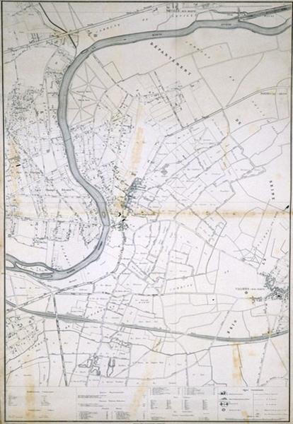 Plan de Bry extrait de l'atlas des communes de la Seine.