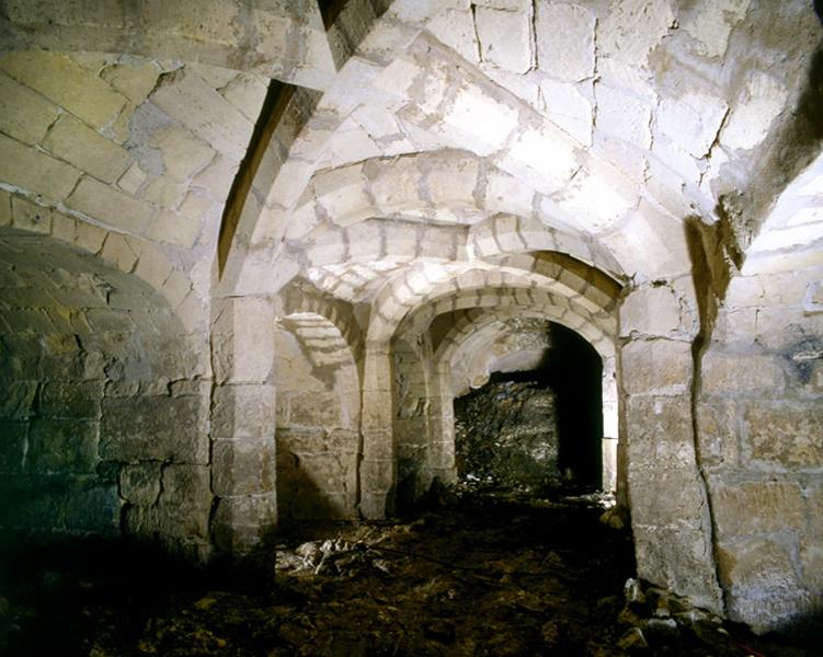 Vue actuelle du premier niveau de cave.