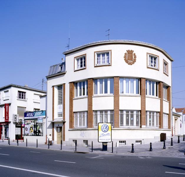 Vue d'ensemble du bâtiment dessiné en 1951.