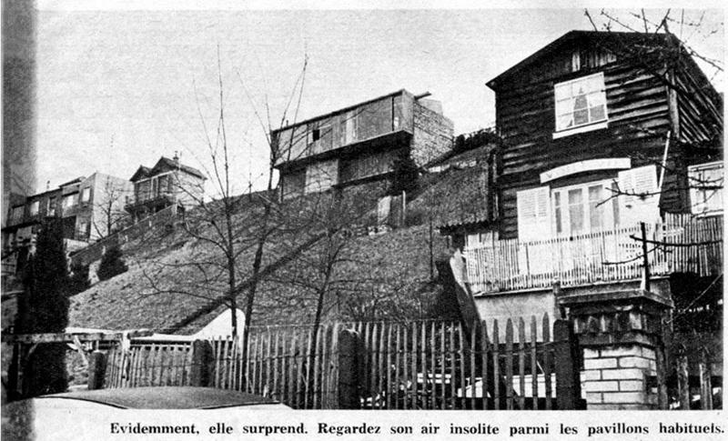 Vue de la maison depuis le quai de la Marne.