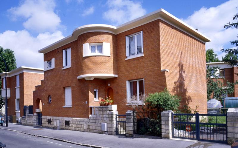 Vue d'ensemble de maisons-jumelles.