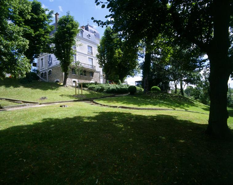Vue depuis le contre-bas du parc.
