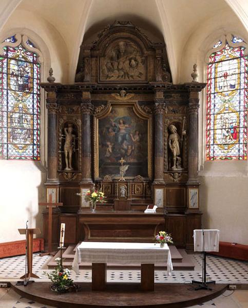 Retable ; tabernacle ; maître-autel