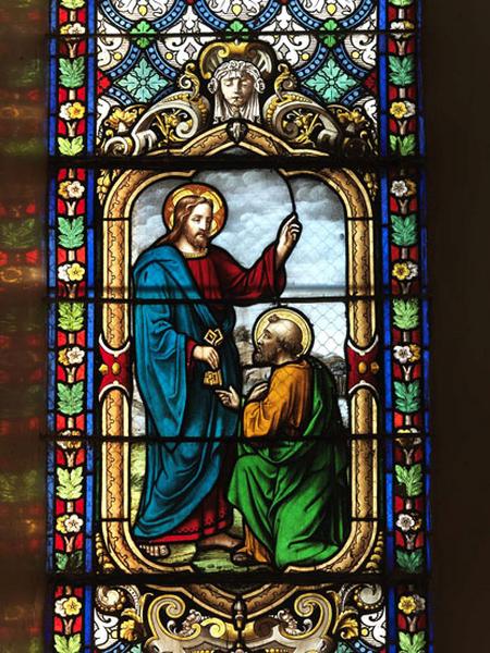 le Christ et saint Pierre (baie 12)