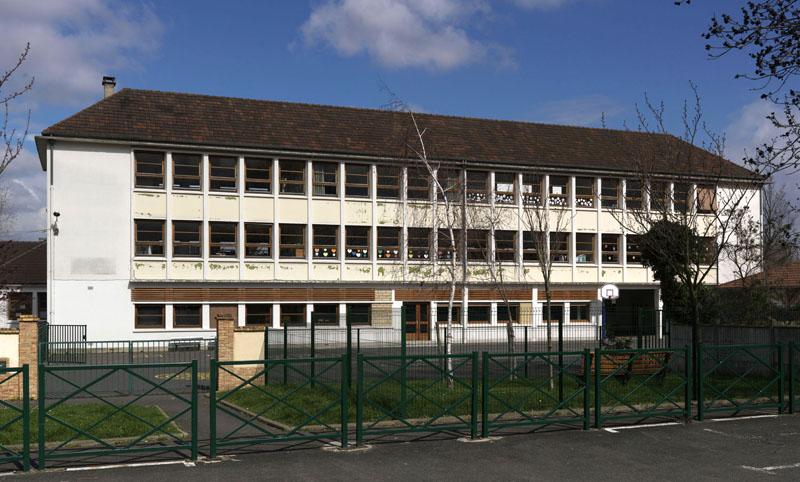 vue d'ensemble de l'école La Cerisaie, 15 rue Maurice-Berteaux