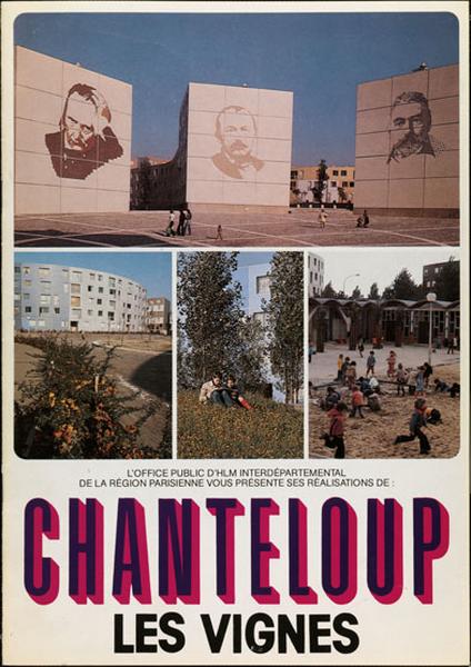 Page de couverture de la brochure éditée par l'office public d'HLM interdépartemental de la région parisienne pour vanter ses réalisations de Chanteloup.