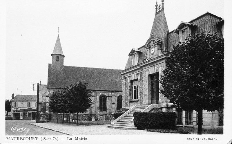 l'église et la mairie