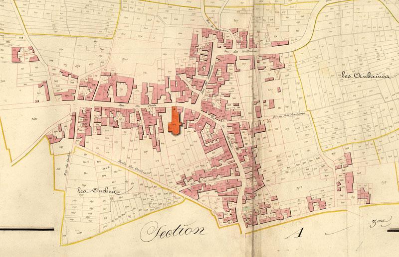 détail du cadastre napoléonien