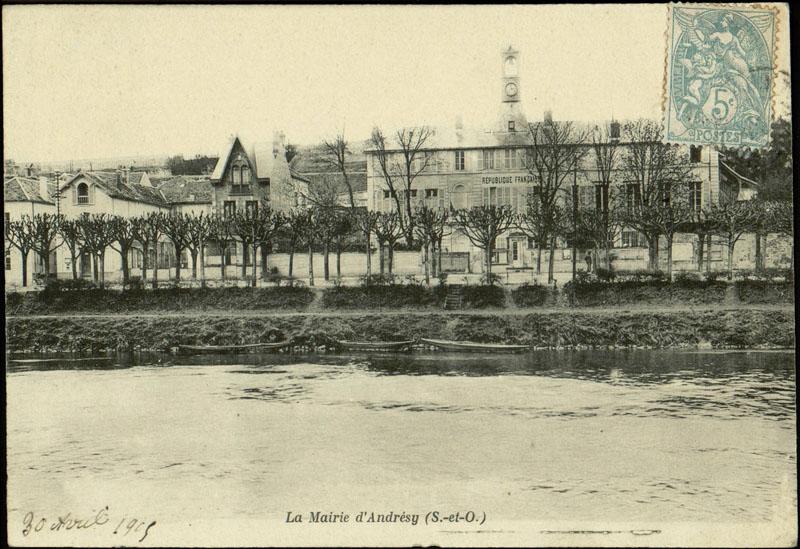 la façade principale en 1905