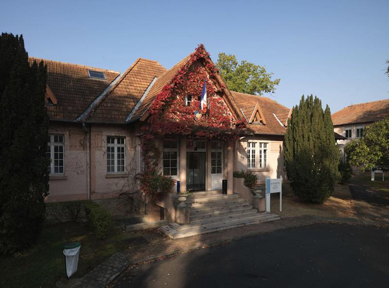 Détail du pavillon d'entrée.