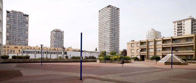 Choisy-le-Roi, secteur urbain concerté dit dalle du centre-ville. La dalle.