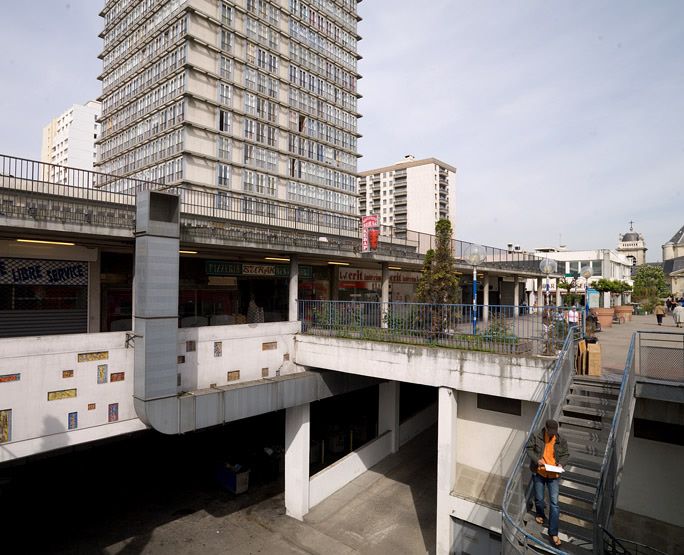 Choisy-le-Roi, secteur urbain concerté dit dalle du centre-ville. La dalle.