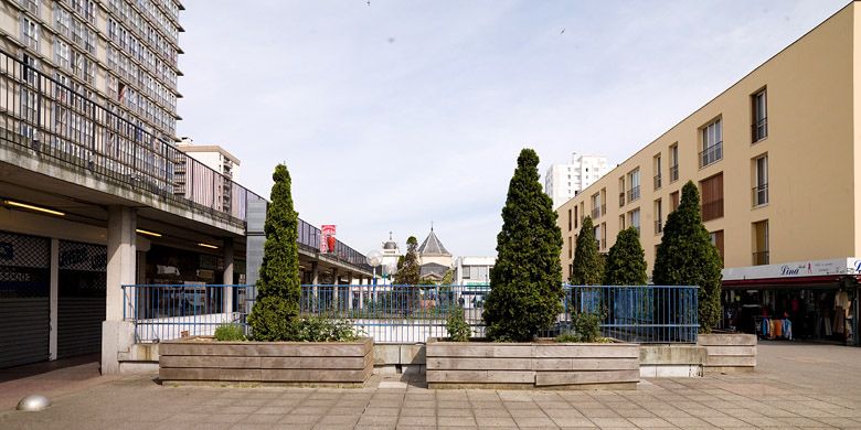 Choisy-le-Roi, secteur urbain concerté dit dalle du centre-ville. La dalle.