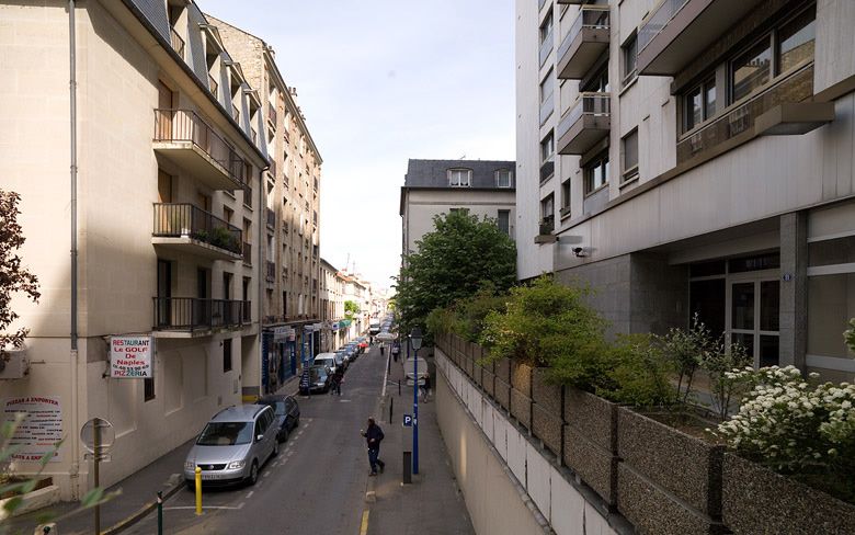 Choisy-le-Roi, secteur urbain concerté dit dalle du centre-ville. Liaison entre la dalle et le reste de la ville au niveau de la rue Auguste-Blanqui.