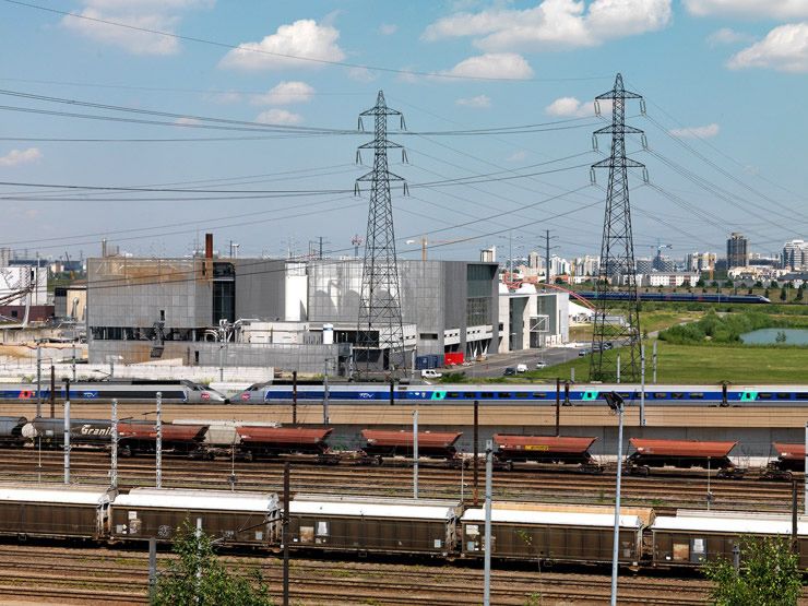 Valenton, gare dite chantier multitechnique de Valenton. Vue générale.