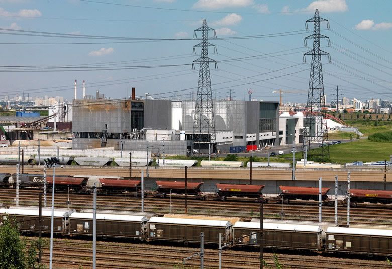 Valenton, gare dite chantier multitechnique de Valenton. Vue générale.
