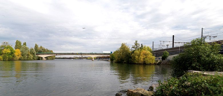 Villeneuve-Saint-Georges. Pont de Villeneuve-Saint-Georges (n°3). Vue d'ensemble.