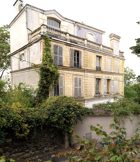 Villeneuve-Saint-Georges, maison de maître dite maison de Victor Duruy, 10 rue Victor-Duruy. Vue de la façade.