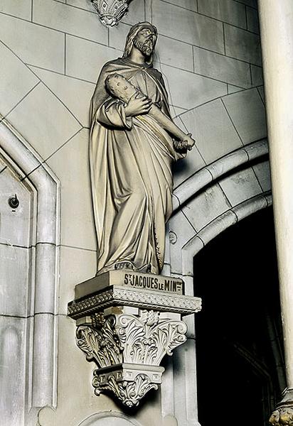 Saint Jacques le mineur, vue prise depuis la gauche.