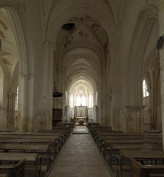 Vue intérieure, depuis l'ouest.