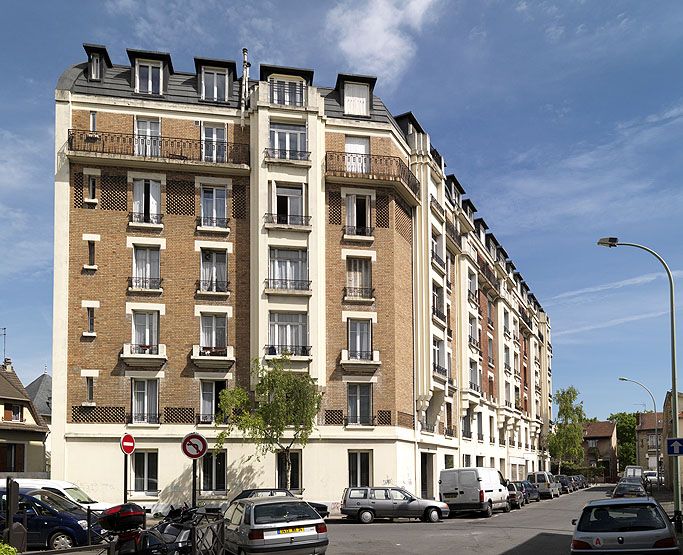 Vitry-sur-Seine, secteur urbain, 2, 4, 8, 17, 19, 21, 23 rue Neuve . Vue générale.