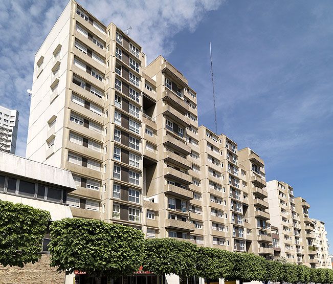 Vitry-sur-Seine, immeuble, 14-16 avenue de l'Abbé-Roger- Derry. Vue d'ensemble