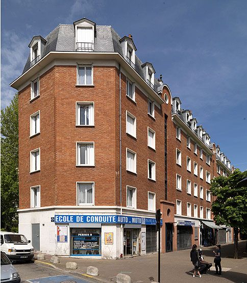 Vitry-sur-Seine, immeubles, rue Ambroise-Croizat. Vue d'ensemble