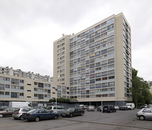 Vitry-sur-Seine, cité, 25-29 rue Camille-Blanc. Vue d'ensemble.