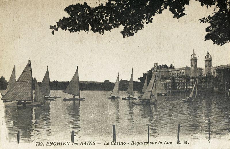 Régate sur le lac.