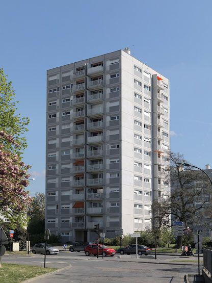 Vue de la tour F.