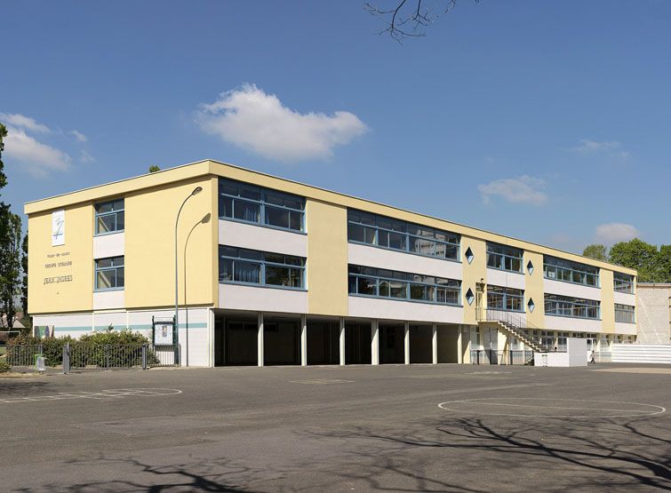 Groupe scolaire Jean Jaurès, 2 allée de Madrid. Vue générale.