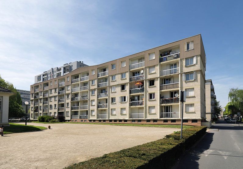 Façade arrière de la barre E.