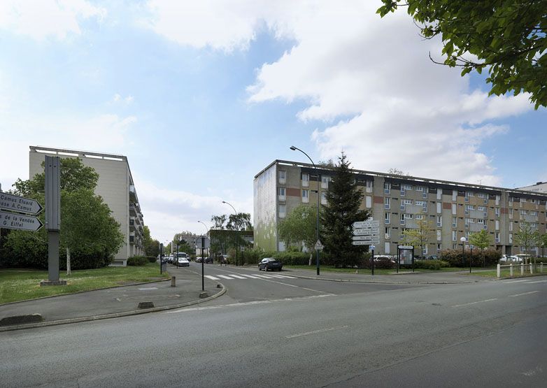 Vue générale des barres de l'opération Robert.