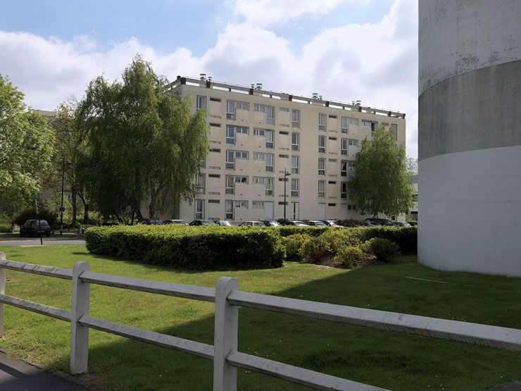 Façade arrière de la barre C.